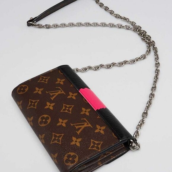 Louis Vuitton Limited Edition Monogram Canvas/Epi Leather Kabuki Chain Bag - Picture 3 of 12